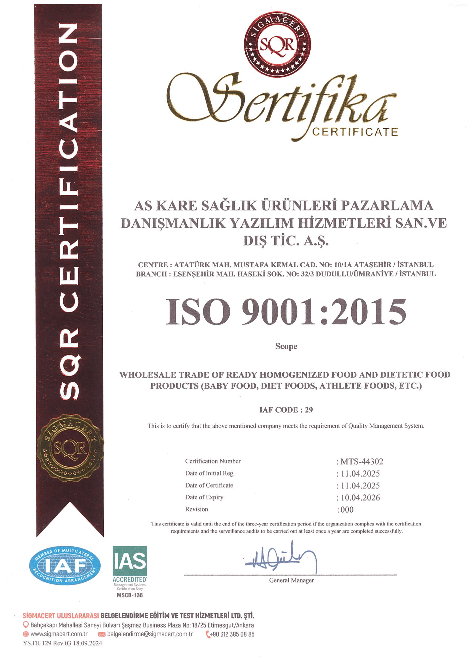 ISO 9001 - Quality Management (EN)